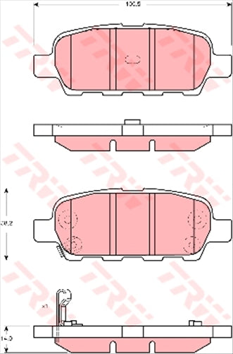 TRW Brake Pad Set