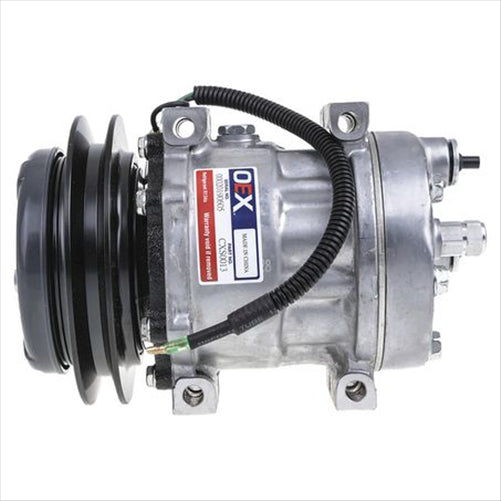 OEX KOBELCO Air Conditioning Compressor 24V Sanden SD7H13 Style