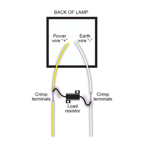 LED AUTO LAMPS LED Autolamps 21W Load Resistor 24V