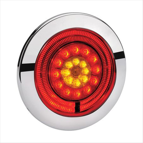 Narva 933 Volt LED Rear Stop (Red) And Direction Indicator Lamp (Amber) Wit