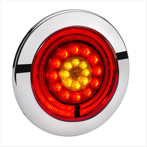 933 Volt LED Rear Stop (Red) And Direction Indicator Lamp (Amber) Wit 95610