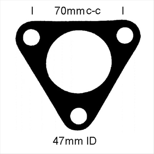 New Zealand Gaskets EXHAUST FLANGE GASKET DAIHATSU T1666&T1666A JF124