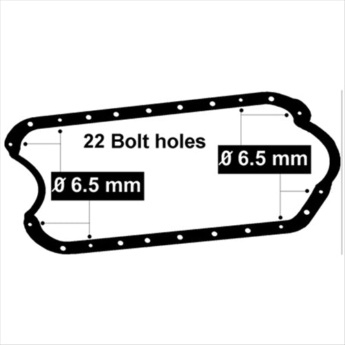ACL SUMP GASKET TOYOTA 4K JJ094