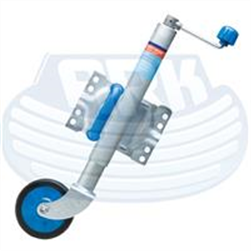 ARK JOCKEY WHEEL SWIVEL 6 INCH RUBBER WHEEL 350KG