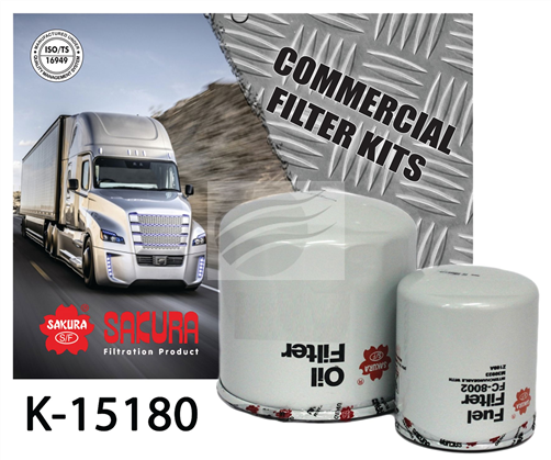 Sakura TRUCK FILTER KIT ISUZU NPS SITEC 110 115 120 K-15180