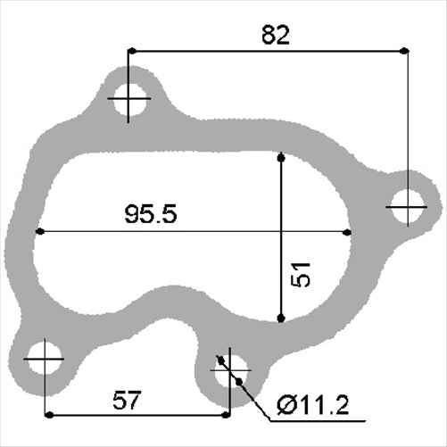 PERMASEAL GASKET-TURBO OUTLET LA909