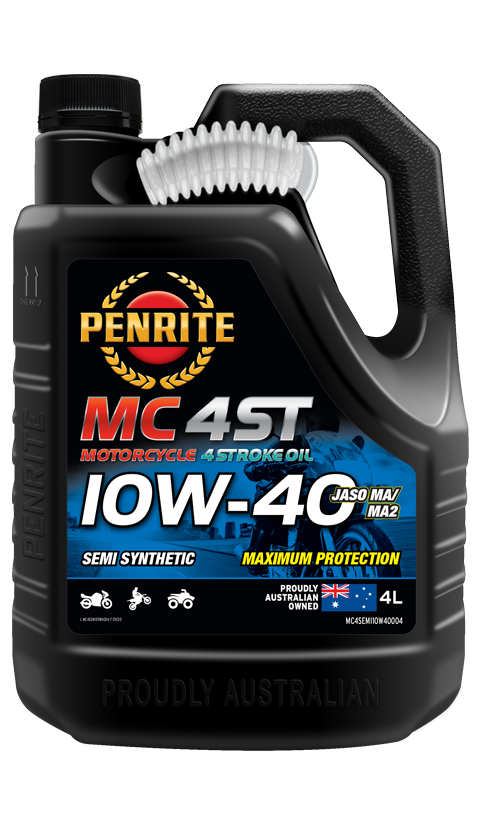Motorcycle 4 Stroke Semi Synthetic 10W-40 Engine Oil 4L MC4SEMI10W40004