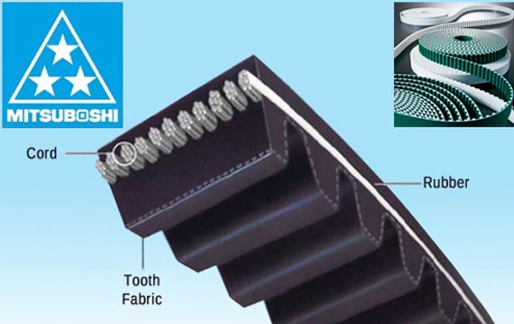 TIMING BELT ISUZU 4JG1,4JG2 ROUND TOOTH 119ZBS32 BT966-MITSUBOSHI