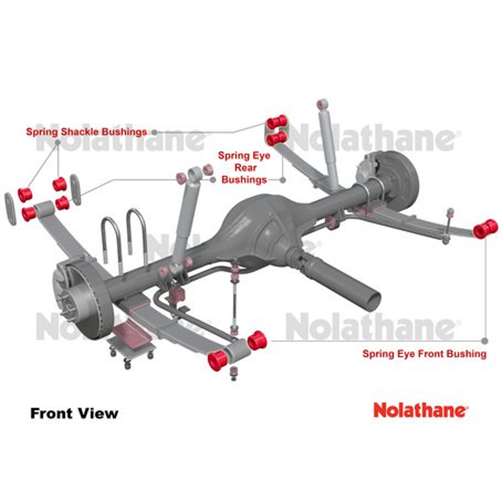 Nolathane SPRING - GREASABLE SHACKLE AND BUSHING KIT NEK46