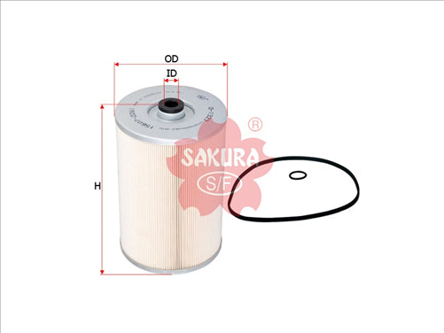 Sakura OIL FILTER FITS WCO108 15607-2281 O-1323