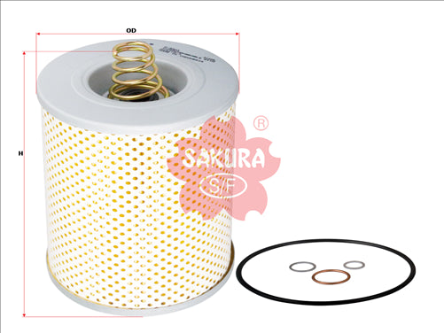 Sakura OIL FILTER FITS R2381P FO1546 CR9327 O-5303