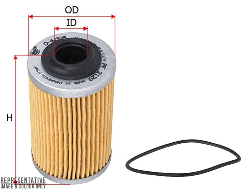Sakura OIL FILTER FITS R2605P WCO4 92149006 O-6508