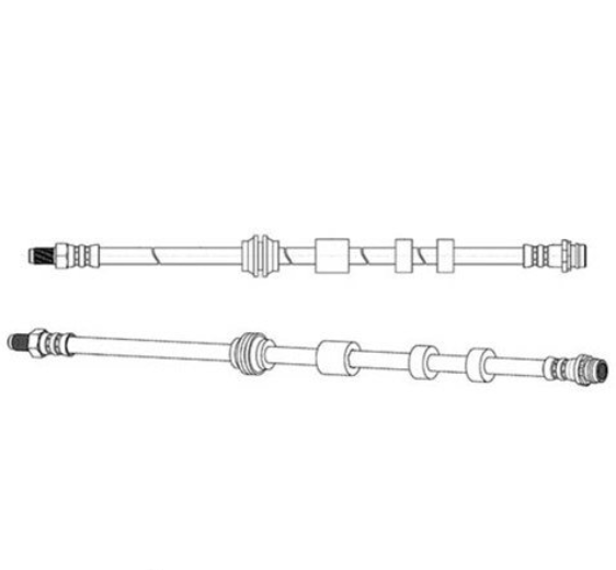 OE+ BRAKE HOSE F FORD 415MM - PBH12749