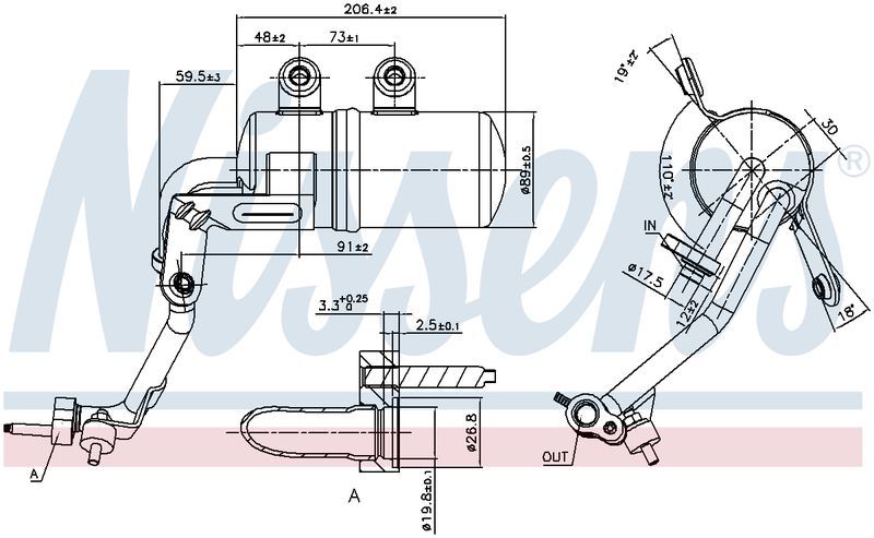 Nissens FDR FORD KUGA 2.0L TDCi 08>12 KUGA 2.5L TURBO 2/12-2/13 RD5570