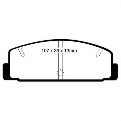 PHANTOM CERAMIC REAR BRAKE PAD SET MAZDA 6 02-05 RDC417