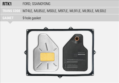 RYCO TRANS KIT - M##LE FOR/DAE/SSAN RTK1