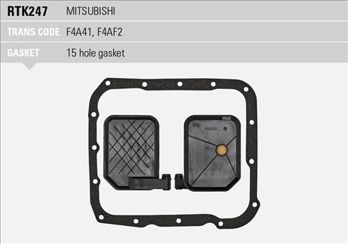 RYCO TRANS KIT - MITSI F4A5#/KM172 >04 RTK247