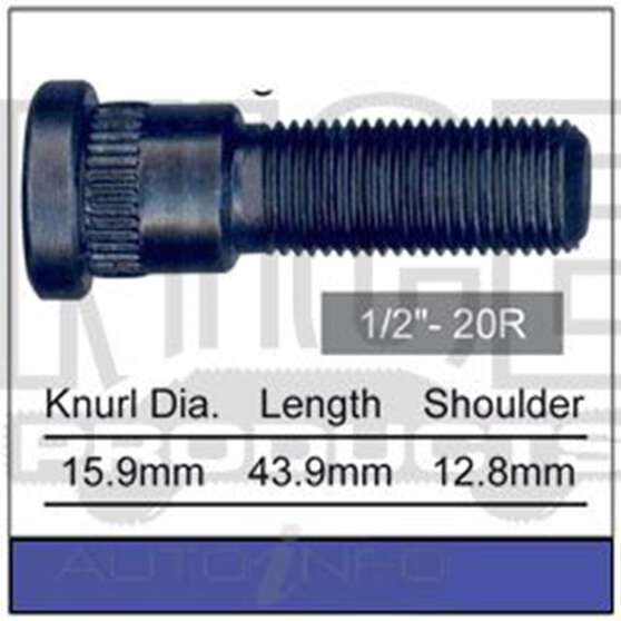 NICE PRODUCTS WHEEL STUD NO NUT - S218