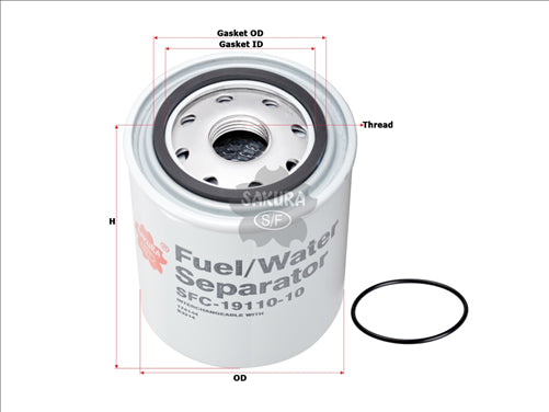 Sakura FUEL WATER SEPARATOR FITS S3214 SFC-19110-10