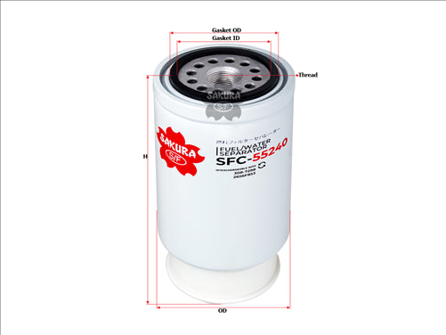 Sakura FUEL WATER SEPARATOR FILTER 27 SFC-55240