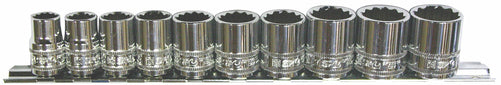 SP Tools Socket Rail Set 10pc 3/8 Dr Metric - 12pt