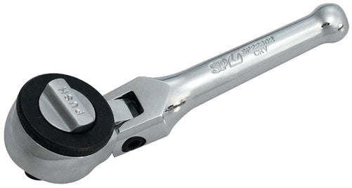 SP Tools 3/8” Dr Flexhead Stubby Ratchet