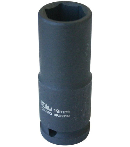SP Tools Socket Impact 1"" Drive Deep Metric 19mm