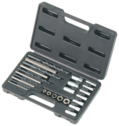 SP Tools Screw Extractor Drill & Guide Set 25pc