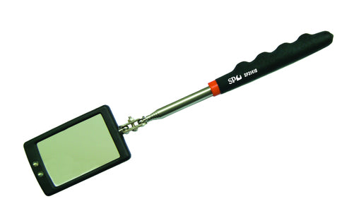 SP Tools Telescopic Inspection Mirror with LED Lights (rectangle)