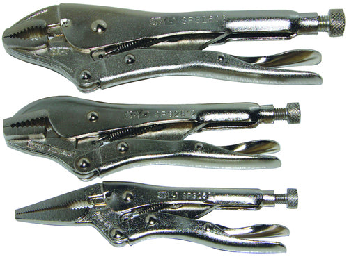 SP Tools 3pc Locking Plier Set