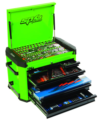SP Tools 252pc ‘‘Motorsport’’ Series Concept Tool Kit - Green