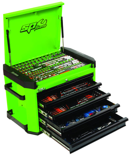 SP Tools 295pc ‘‘Motorsport’’ Series Concept Tool Kit - Green/Black