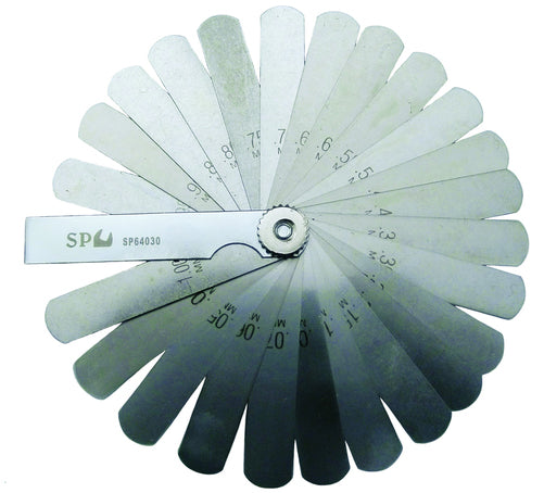 SP Tools 25 Pc Metric Feeler Gauge Set