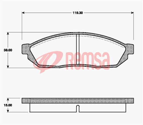 BRAKEPLUS Front Brake Pads Honda Civic Suzuki Alto 800cc