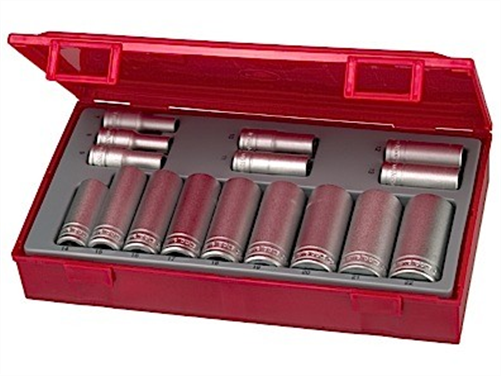16PC 3/8IN DR.DEEP METRIC SOCKET SET TT3816