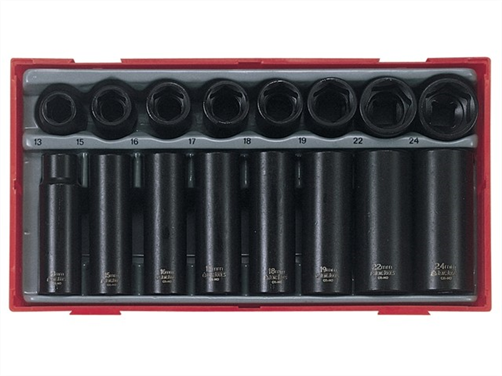 TENG TOOLS 1/2DR SET IMPACT SOCKET 16 PIECE 13 -24M