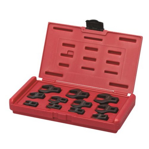 Toledo Crowfoot Wrench Set 3/8"" - SAE (3/8""-1"") 11 Pc