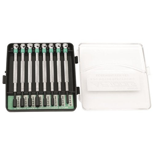 Toledo Screwdriver Set, Precision Hex 8 Pc.