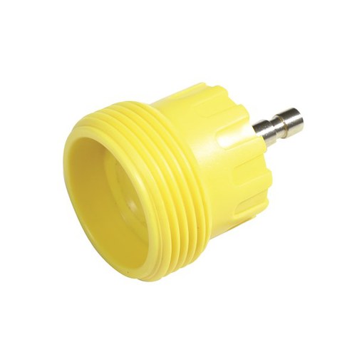 Toledo Radiator Cap Pressure Tester Adaptor - Yellow M52 Screw