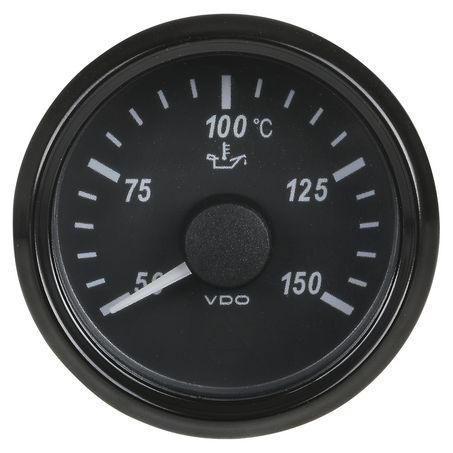 VDO SingleViu Oil Temp Gauge 50-150°C A2C3833380030