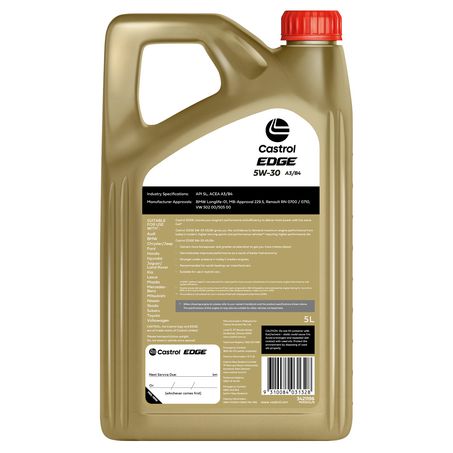 EDGE A3/B4 5W-30 ENGINE OIL 5L 3421196