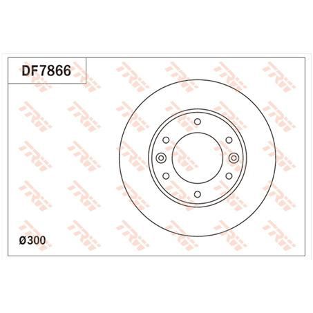 TRW Disc Brake Rotor 300mm x 28.4 Min