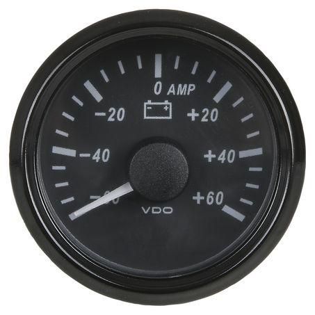 VDO SingleViu Ammeter -60A To 60A A2C3833080030