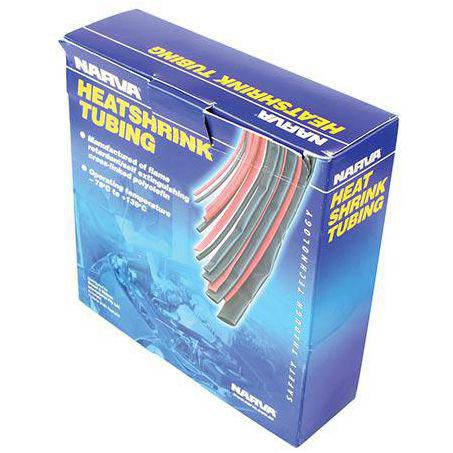 Narva HEAT SHRINK STANDARD RED ID: 2.4MM LENGTH: 20M
