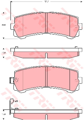 TRW Brake Pad Set