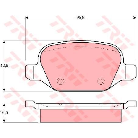TRW Brake Pad Set (DB2039)