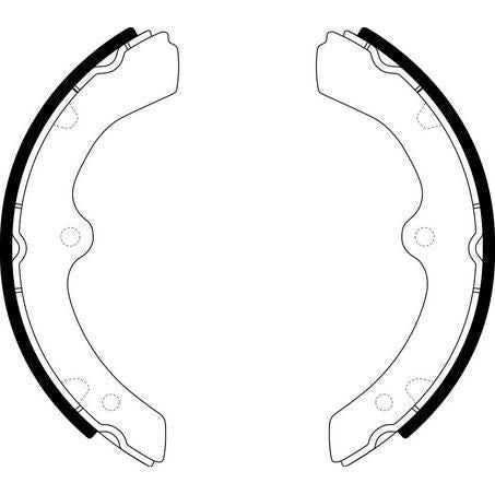 XP BRAKE SHOE REAR ISUZU NKR NJR 99- 296 X 75MM
