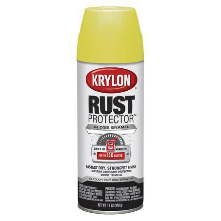 Krylon Rust Protector Gloss Yellow 340G K09211008