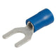 Narva Crimp Terminal Spade Blue Insulated 5mm - 21 Pce