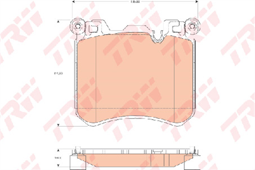 TRW Brake Pad Set